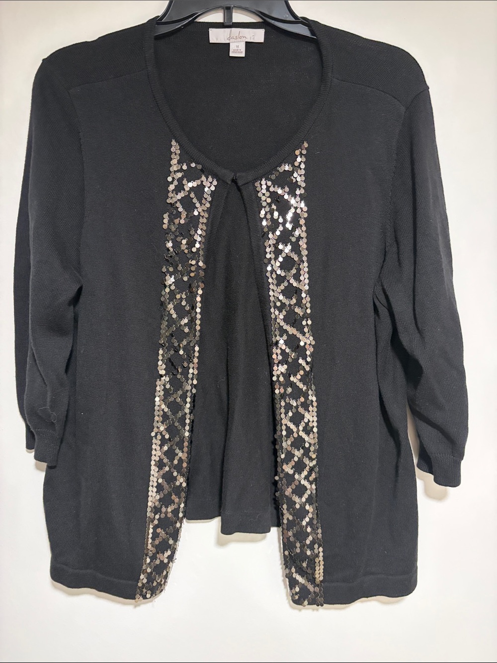 Caslon Black Knit Cardigan